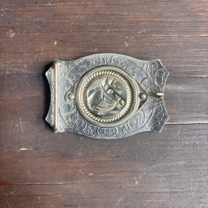 Faux Turquoise Belt Buckle