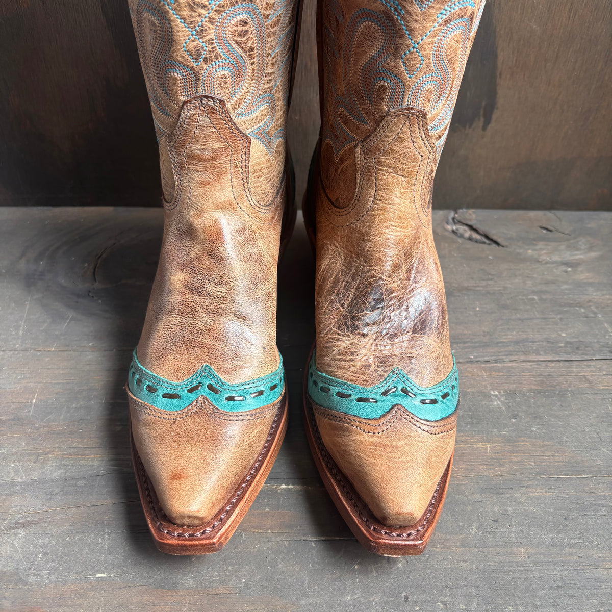 Boulet Two-Tone Boots