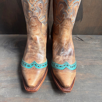Boulet Two-Tone Boots