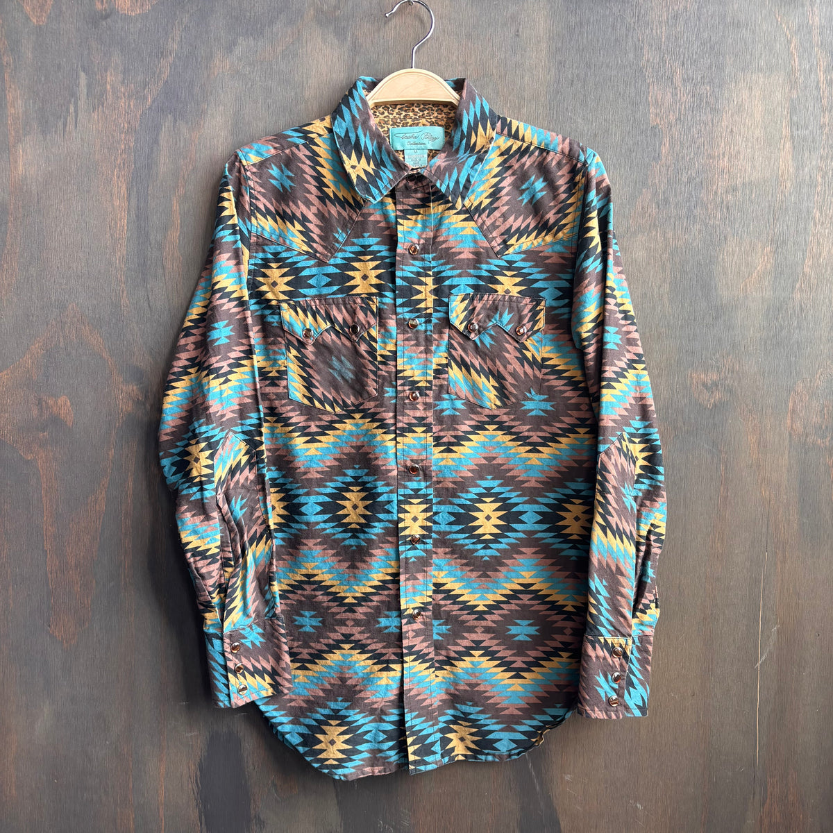 Tasha Polizzi Geometric Pearl Snap