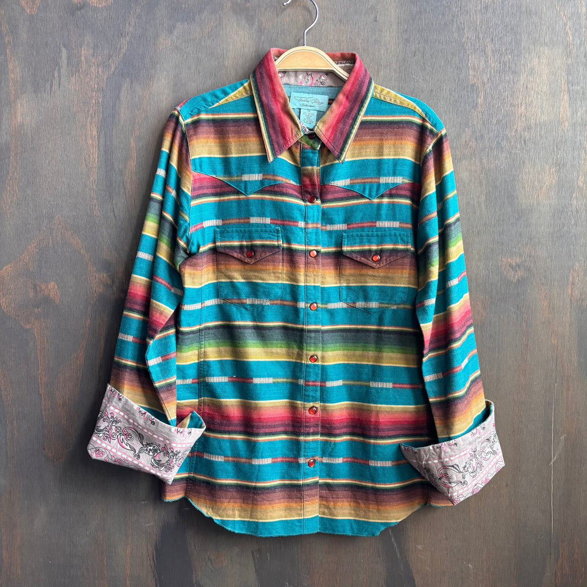 Tasha Polizzi Brushed Flannel Pearl Snap