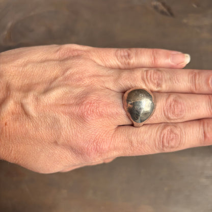 Sterling Silver Dome Ring