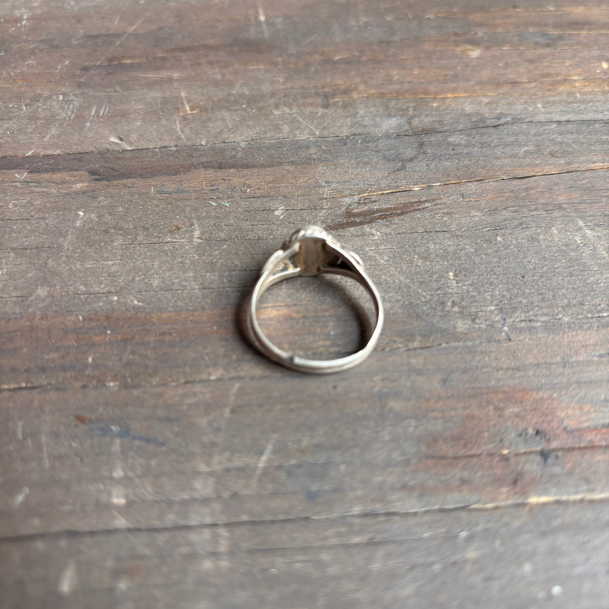Vintage Sterling Silver Oval Turquoise Ring