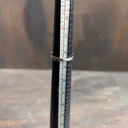 Vintage Sterling Silver Rectangle Turquoise Ring