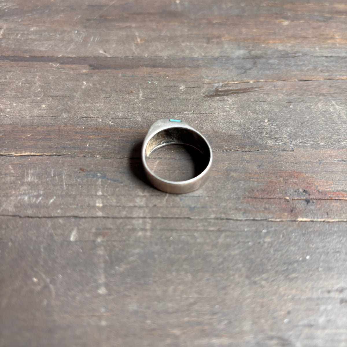 Sterling Silver Oblong Turquoise Ring