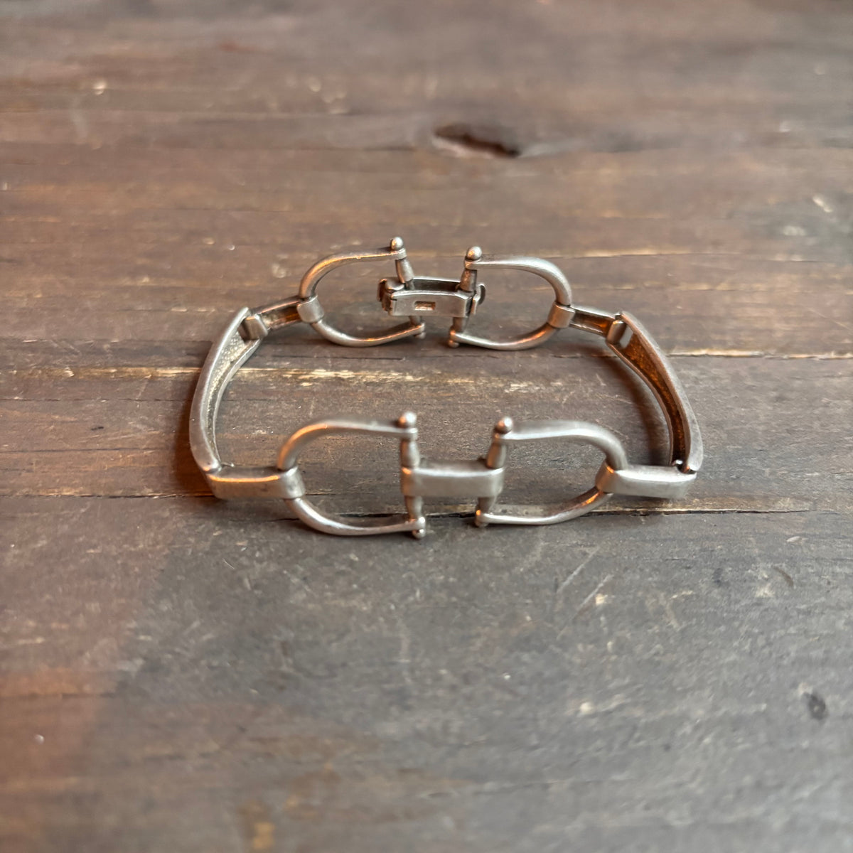 Sterling Silver Horsebit Bracelet
