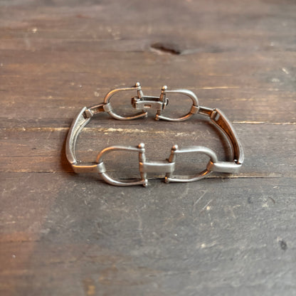 Sterling Silver Horsebit Bracelet