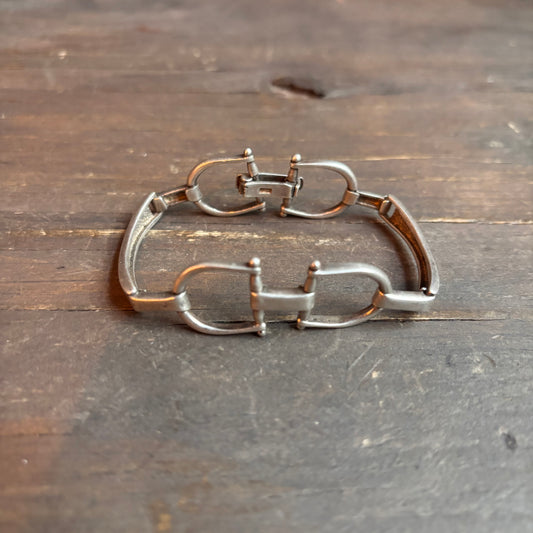 Sterling Silver Horsebit Bracelet