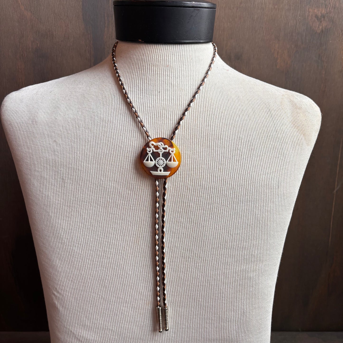 Scale Bolo on Two-Tone Tie