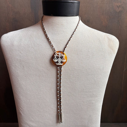 Scale Bolo on Two-Tone Tie