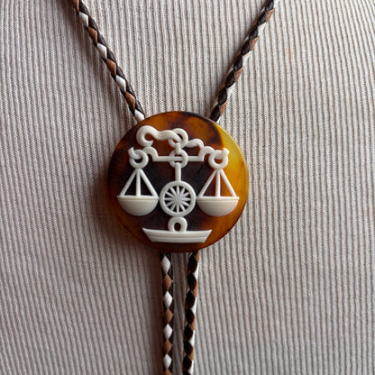 Scale Bolo on Two-Tone Tie
