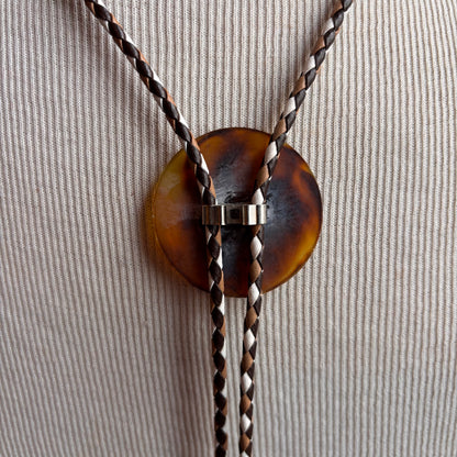Scale Bolo on Two-Tone Tie