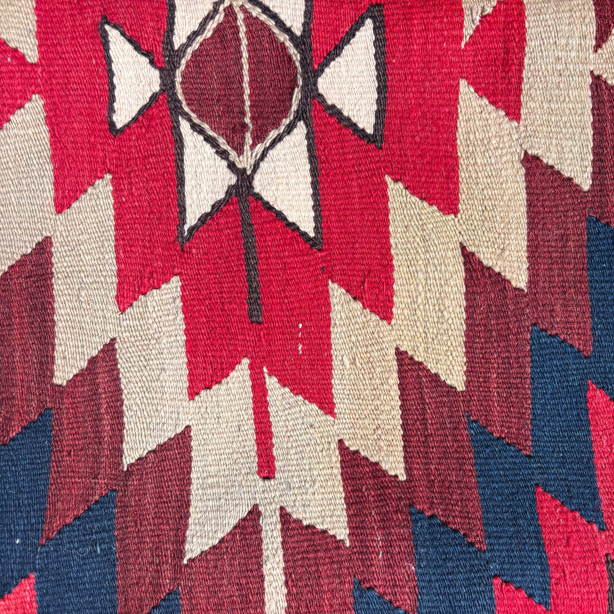 Vintage Woven Fringed Throw Blanket