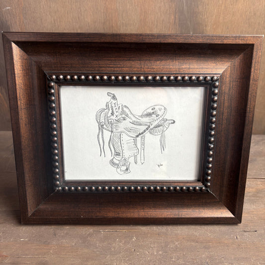 Karen "K" Abate Saddle in Wood Frame