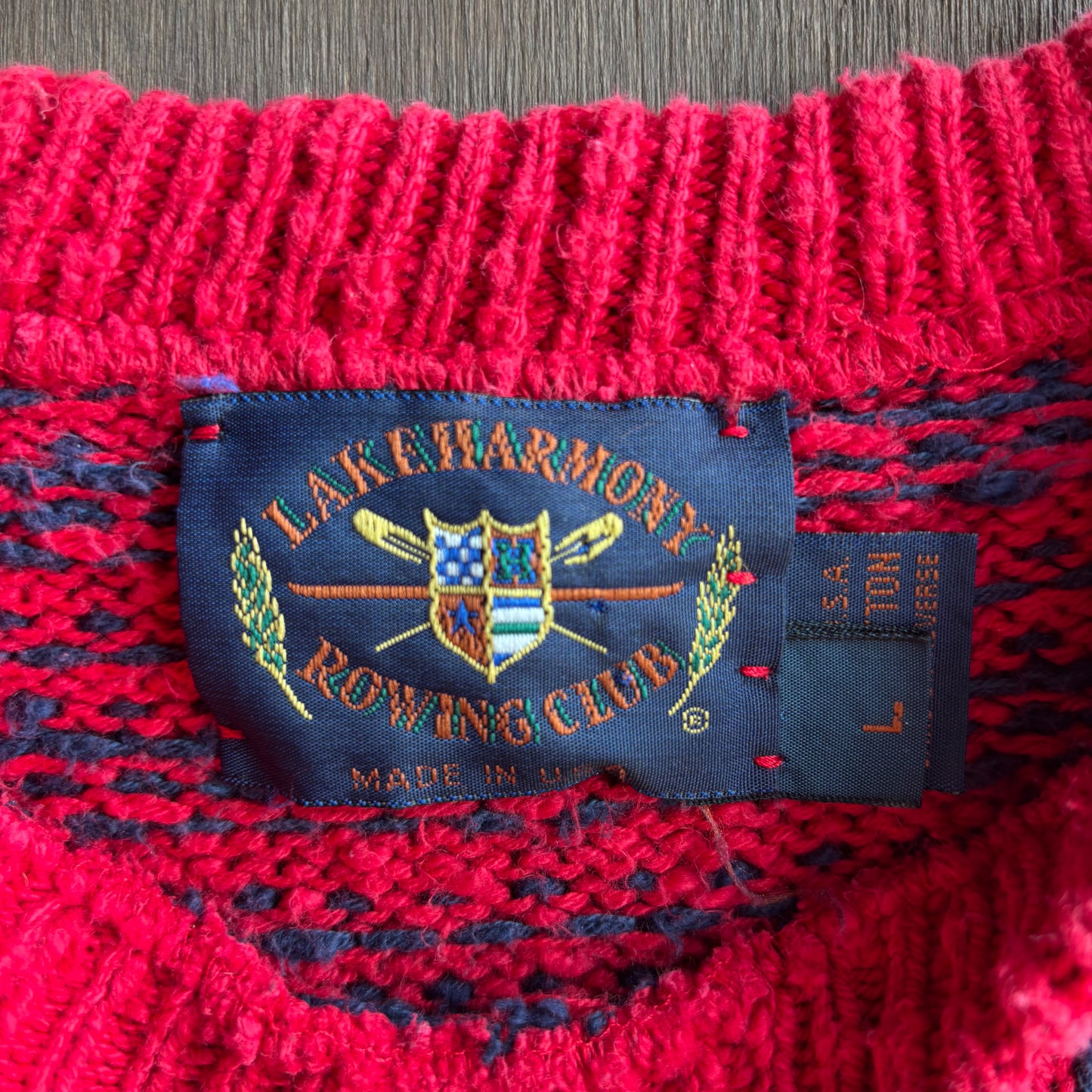 Red Fair Isle Sweater