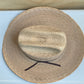 DoubleS Western straw hat with brown tie