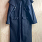 Vintage Black Denim Duster