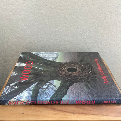 Wood hardcover book