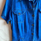 Denim Button Up Dress