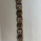 Sterling Silver Taxco Bracelet with carved Abalone