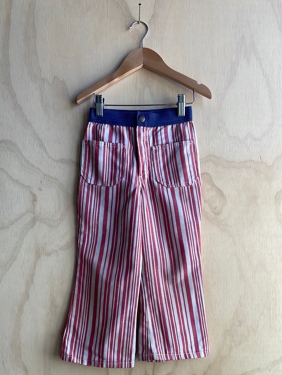 Kid’s Red and White Striped Pants