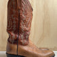 Lucchese Two Tone Brown Leather Boots