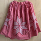 Vintage gingham skirt with embroidered stars