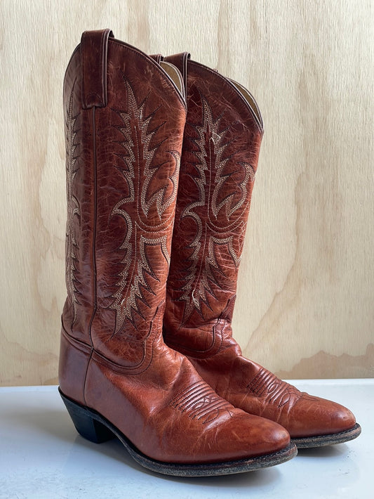 Tony Lama Brown Leather Boots