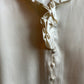 Vintage White Silk Blouse with Ruffles