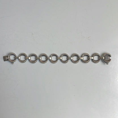 Sterling Silver Circle Link Bracelet
