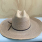 DoubleS Western straw hat with brown tie