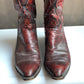 Lucchese dark red western boot