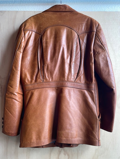 Vintage Leather Blazer