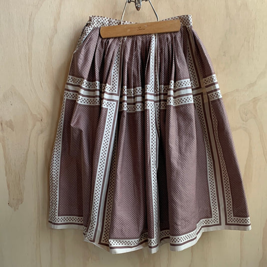 Vintage patterned skirt