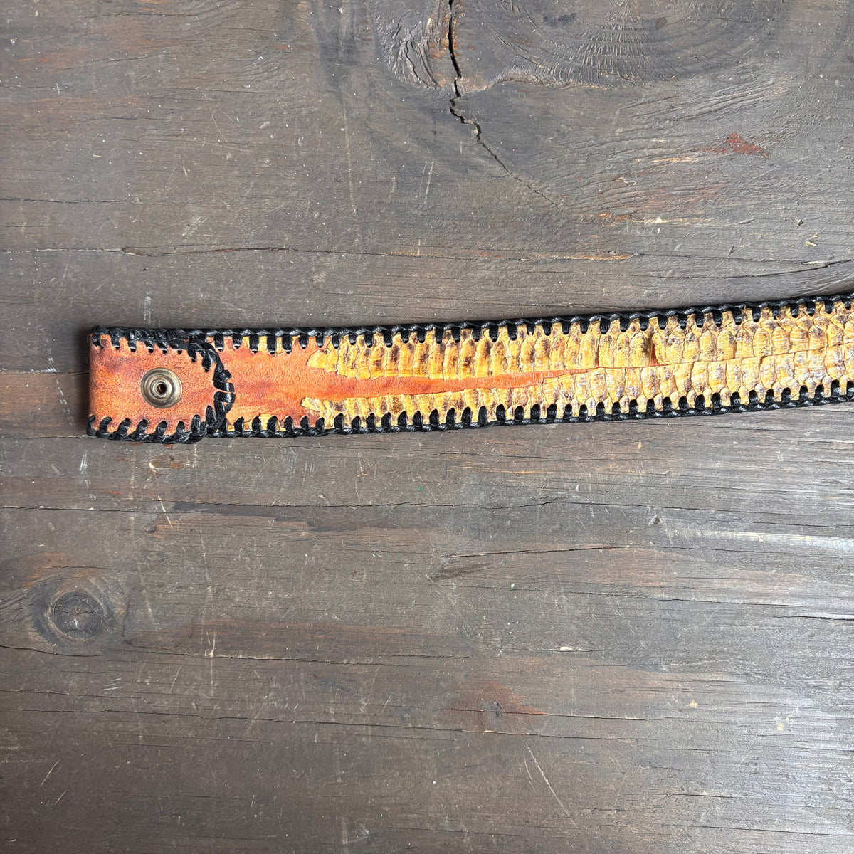 Vintage Rattlesnake Belt