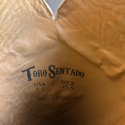 Toro Sentado Brown-Green Leather Boots