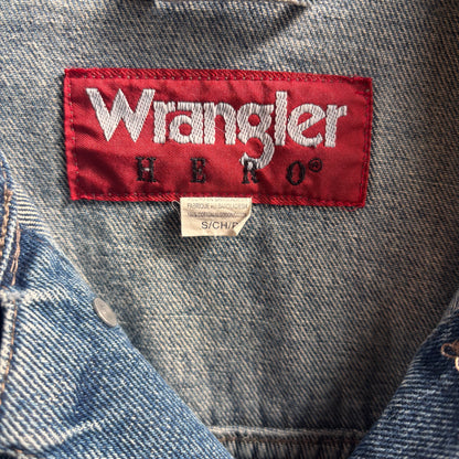 Out of the Blue Vintage Fringed Denim Jacket