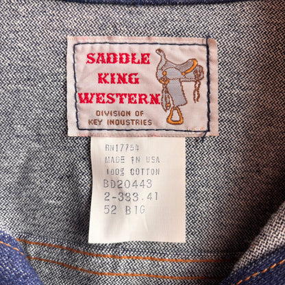 Vintage Saddle King Denim Jacket