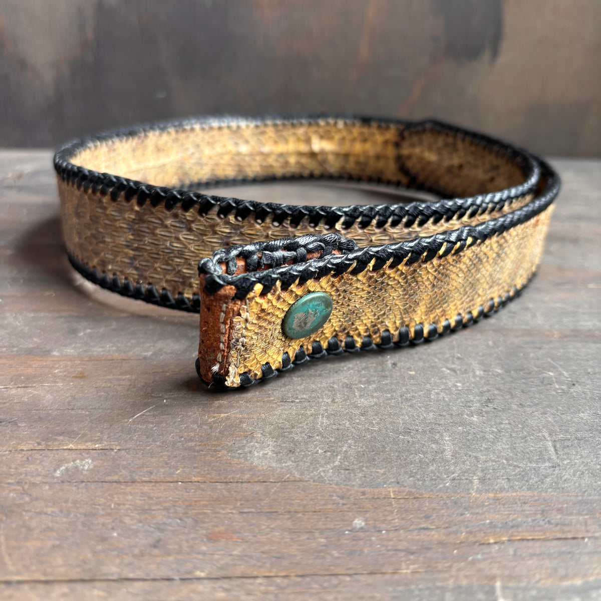 Vintage Rattlesnake Belt