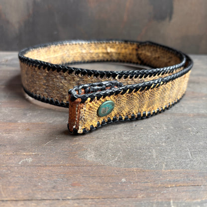 Vintage Rattlesnake Belt