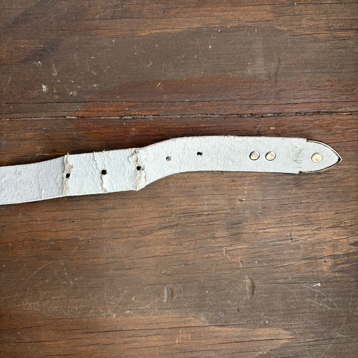 Vintage White Embellished Southwestern Belt