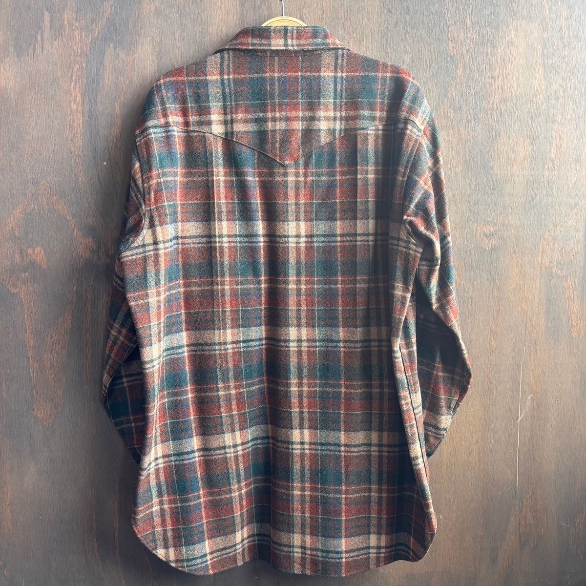 Pendleton Brown Plaid Pearl Snap