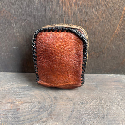 Vintage Tooled Leather Pouch