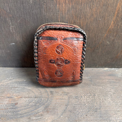 Vintage Tooled Leather Pouch