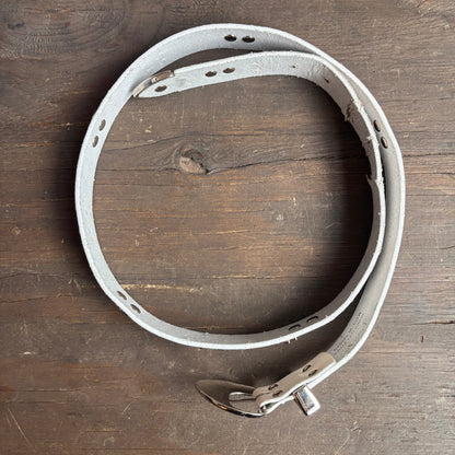 Vintage White Embellished Southwestern Belt