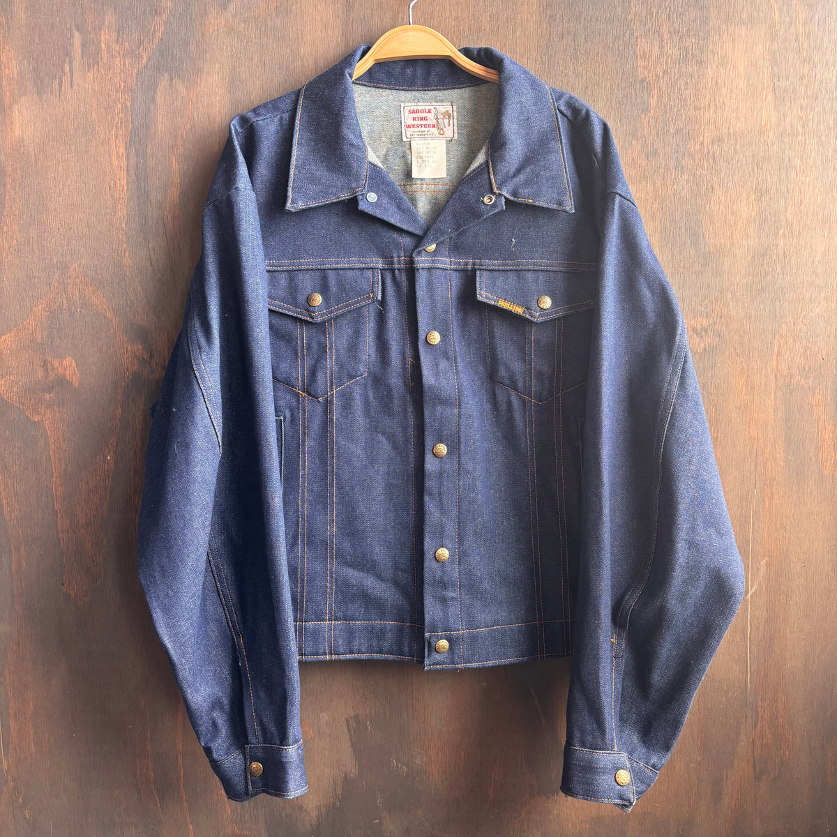 Vintage Saddle King Denim Jacket