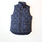 Blue green plaid sweater vest