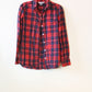 Red Abercrombie Flannel Shirt