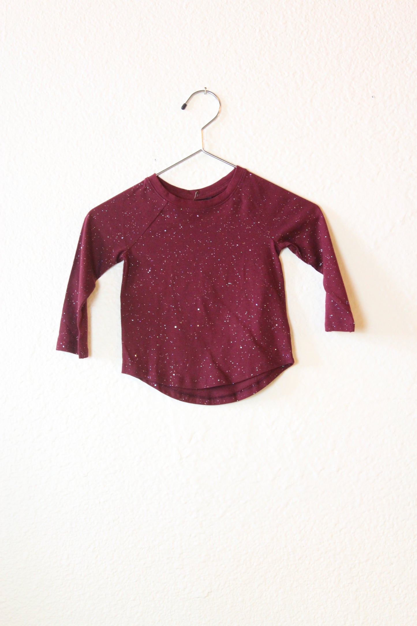 Burgundy Sparkle Shirt