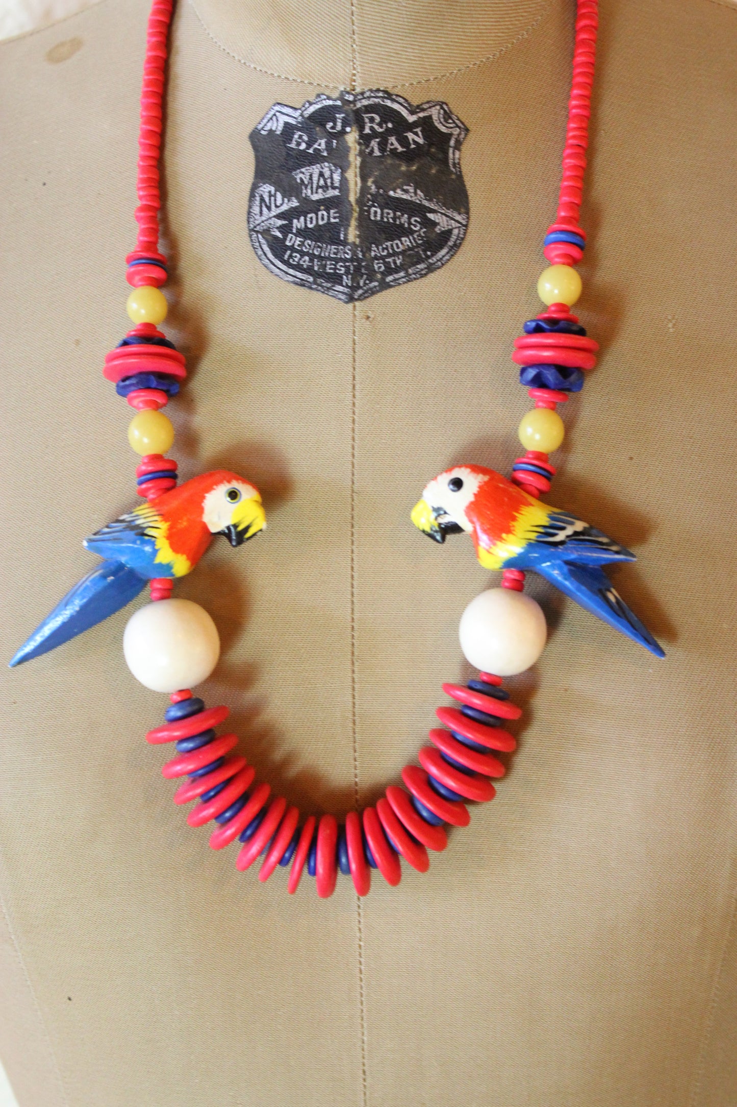 Red Parrot Necklace